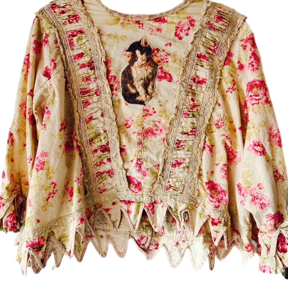 Magnolia Pearl Kitty Hyacinth Blouse